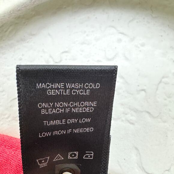 Ali Miles Womens Blouse Shirt Size 2X Artsy Abstract Flowy Office Black - Picture 6 of 7